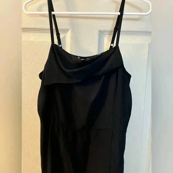 NWT Vince. Satin Ruffle Tank Dress - Picture 2 of 8
